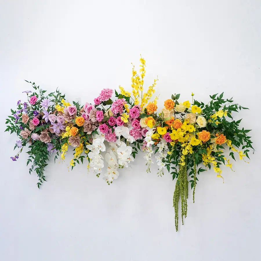 100% handmade, the colorful flower arch provides a lifelike appearance and is easy to set up. 