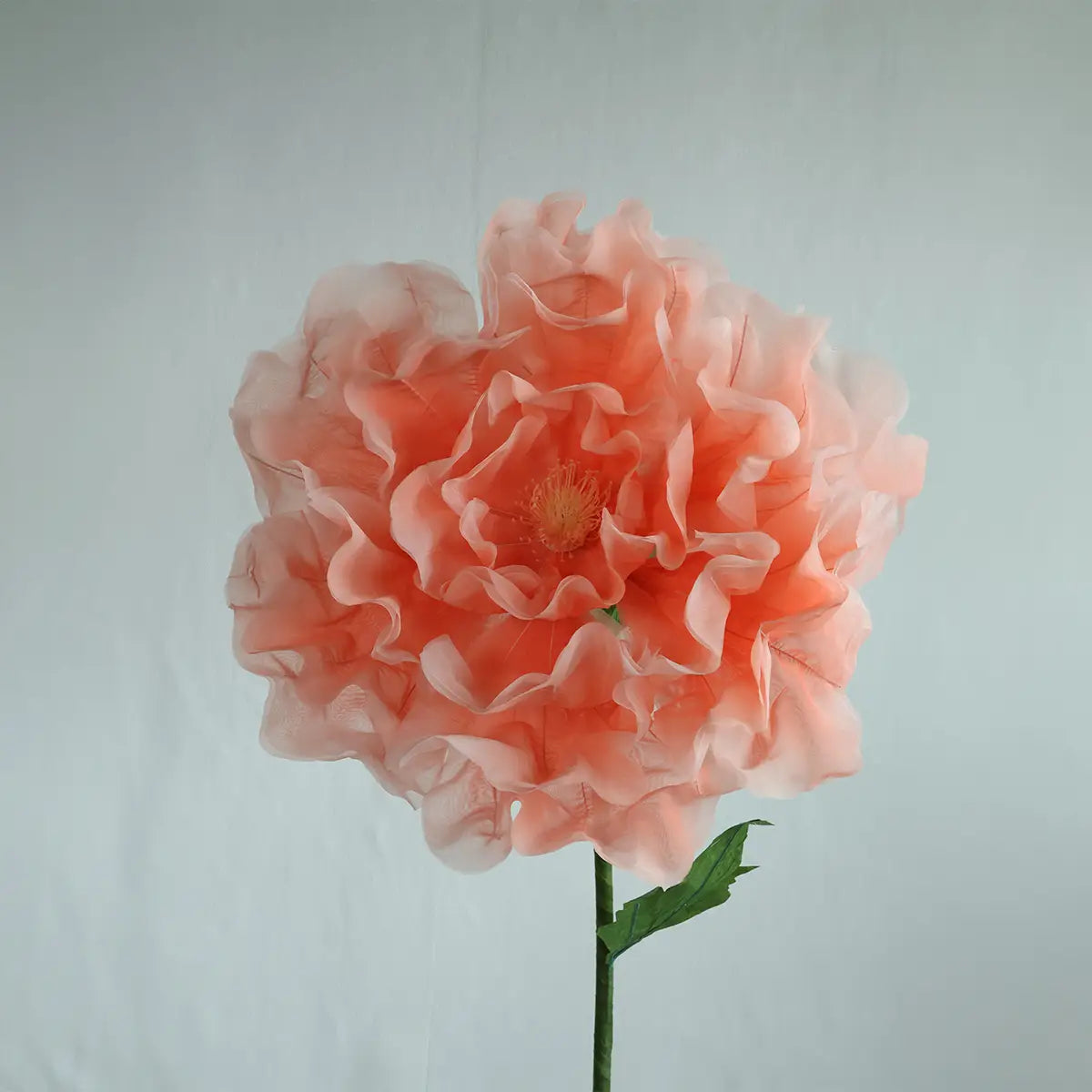 Pink ginat large flower backdrop decor.