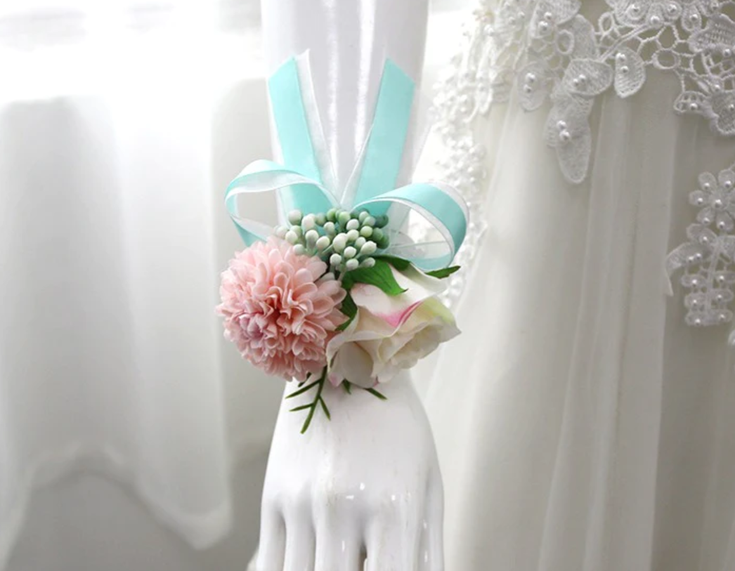 Wrist Flowers Series for Wedding Party Proposal Decor - KetieStory