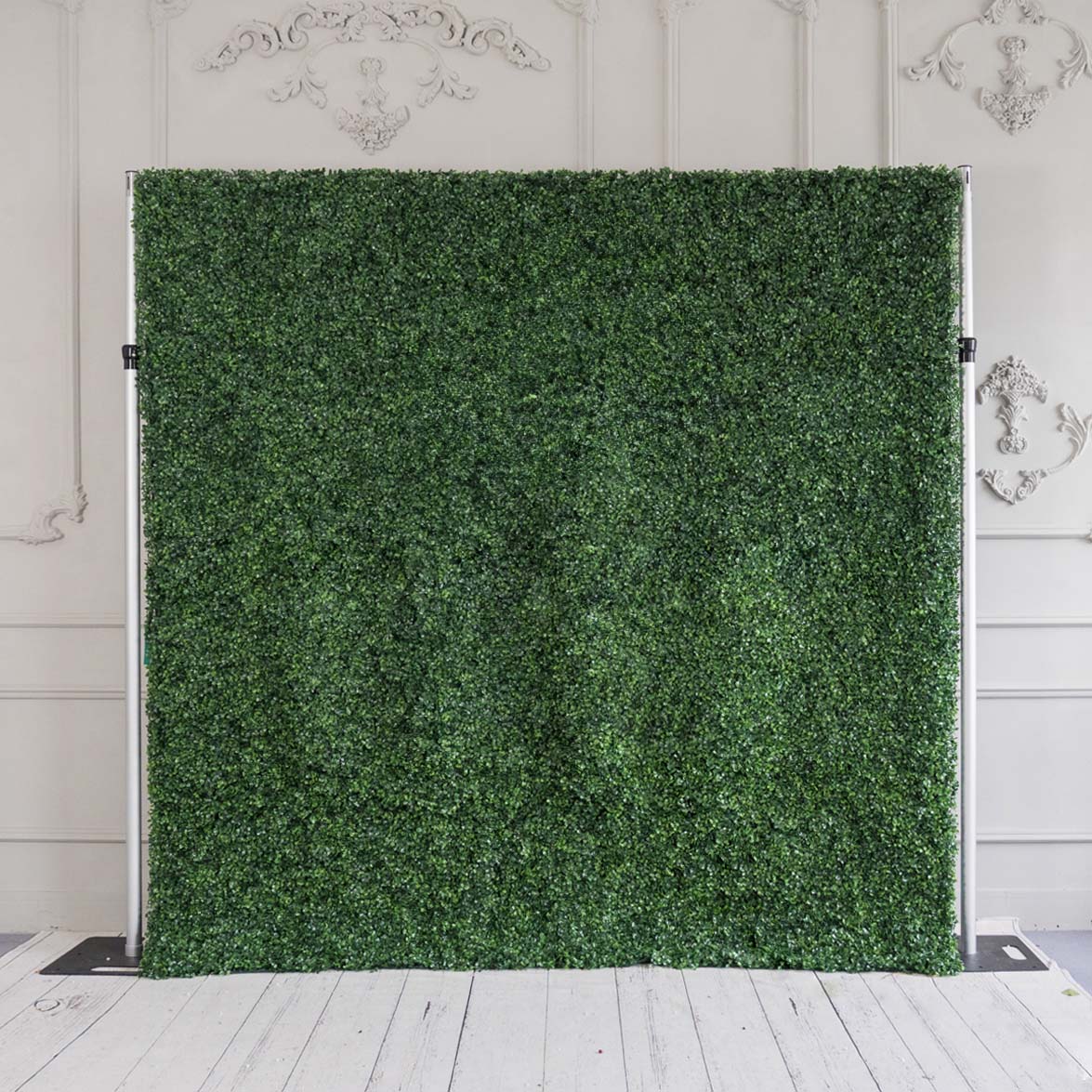 Flower Wall Milan Green Wall Fabric Rolling Up Curtain Floral Backdrop Wedding Party Proposal Decor - KetieStory