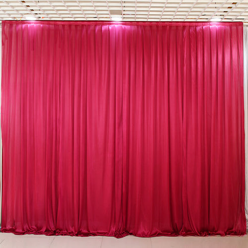 Ice Silk Draping Curtains Draps Backdrop for Wedding Party Event - KetieStory