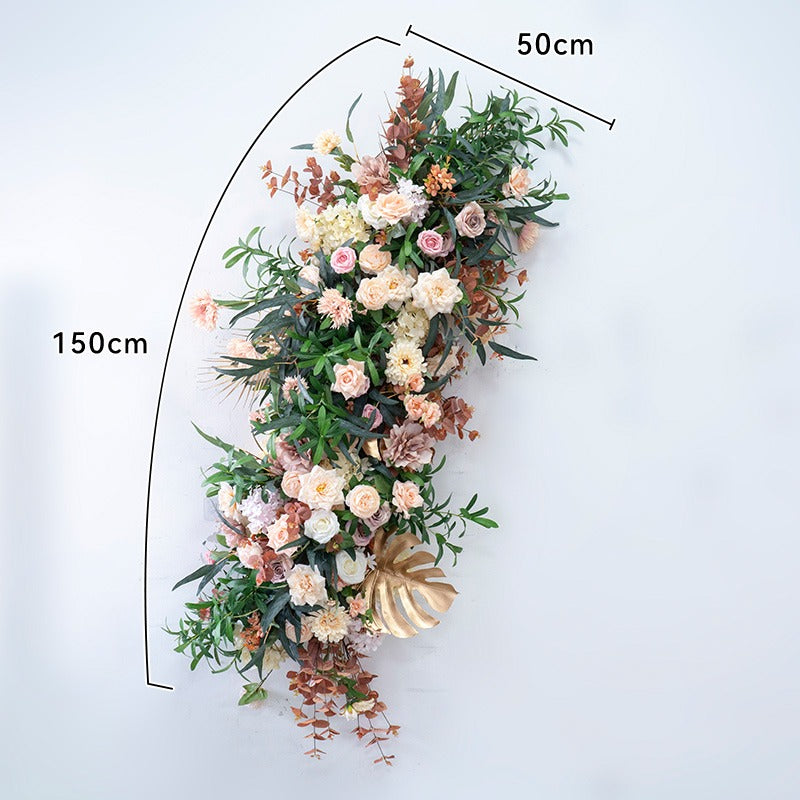 100% handmade, the coffee hanging flower set provides a lifelike appearance and is easy to set up. 