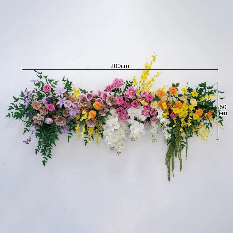 100% handmade, the colorful flower arch provides a lifelike appearance and is easy to set up. 