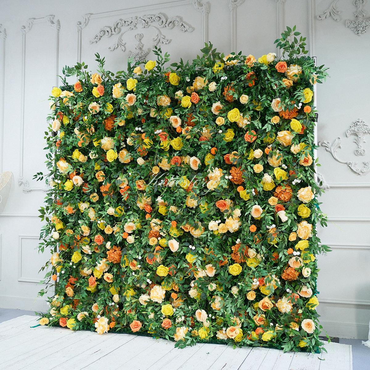 CP SALE Green 3D Artificial Flower Wall with Stand and Two Free Gifts