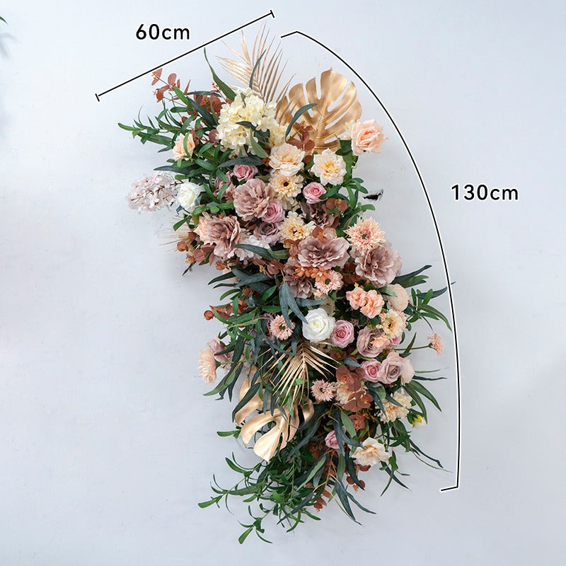 100% handmade, the coffee hanging flower set provides a lifelike appearance and is easy to set up. 