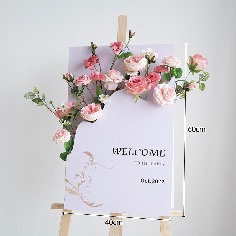 100% handmade, the white pink rose hanging flower set provides a lifelike appearance and is easy to set up.