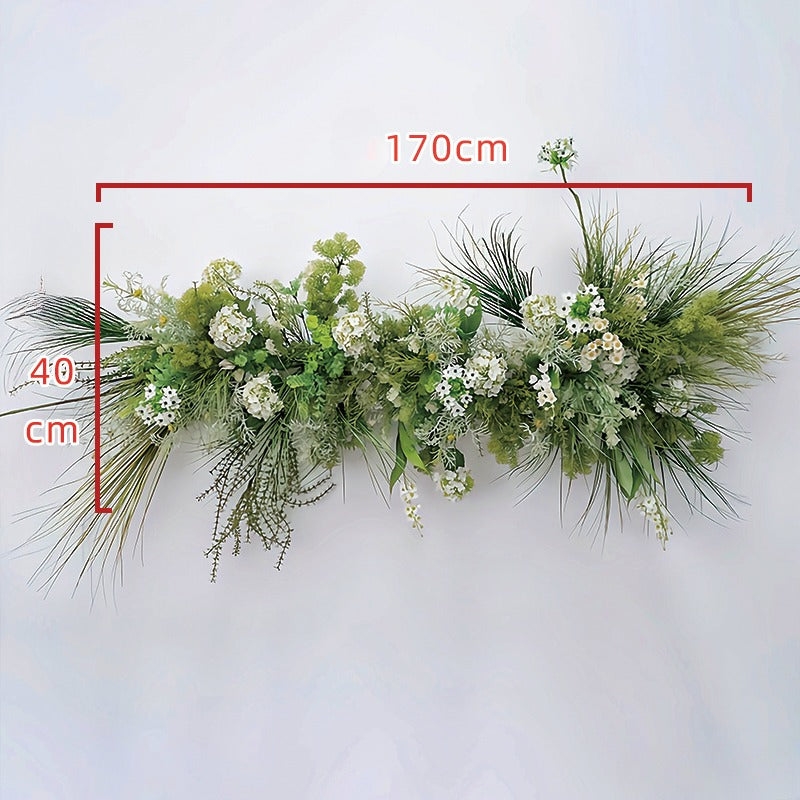 100% handmade, the green hanging flower set provides a lifelike appearance and is easy to set up. 