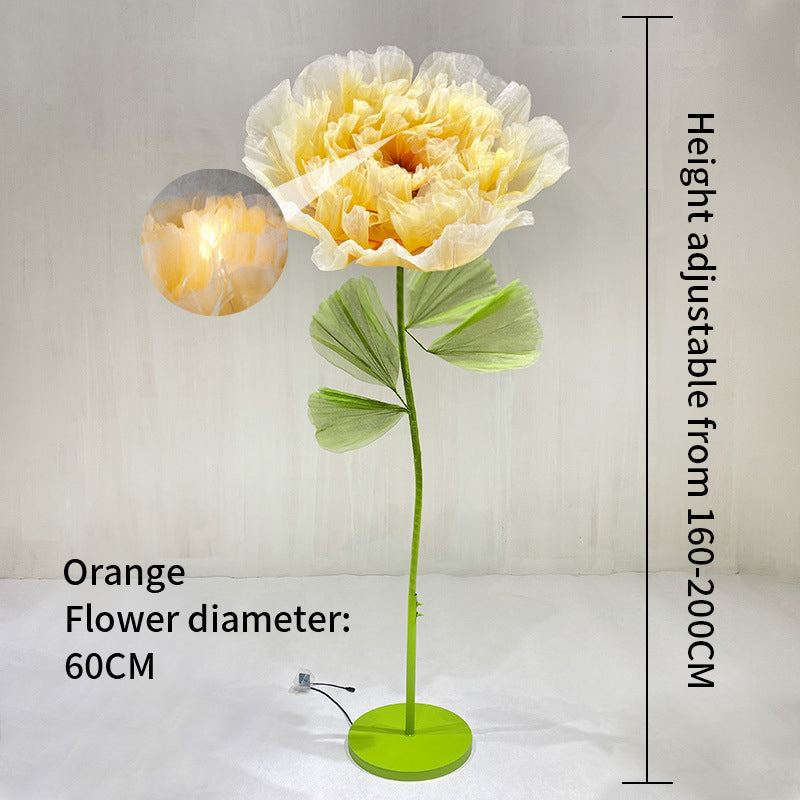 ALL Giant Electric Artificial Flower Opening and Closing Flowers for Wedding Party Window Display Decor - KetieStory