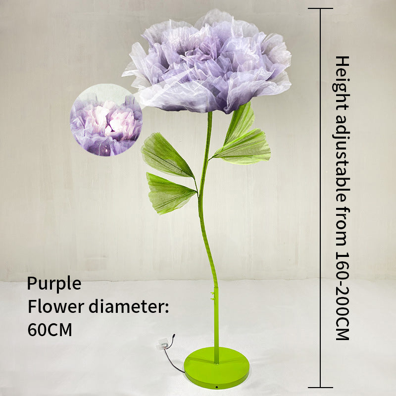 ALL Giant Electric Artificial Flower Opening and Closing Flowers for Wedding Party Window Display Decor - KetieStory