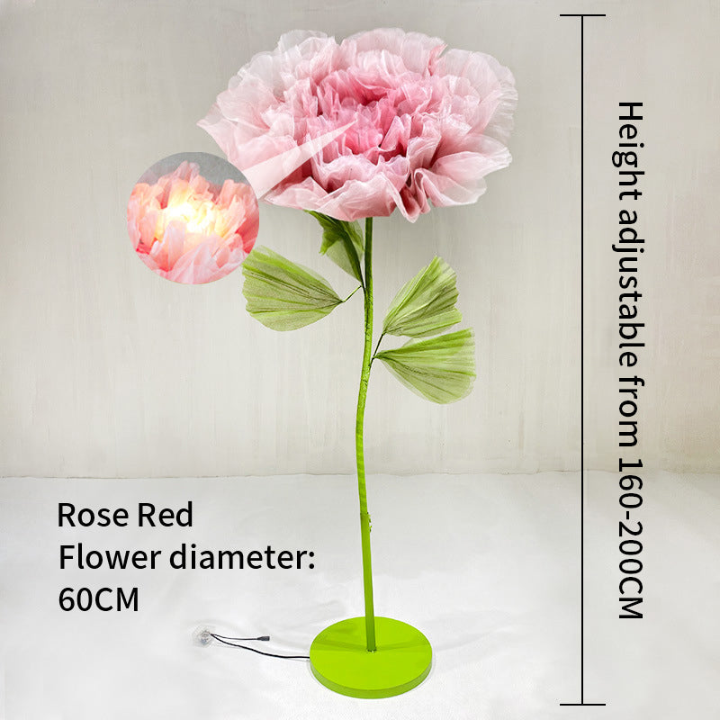 ALL Giant Electric Artificial Flower Opening and Closing Flowers for Wedding Party Window Display Decor - KetieStory