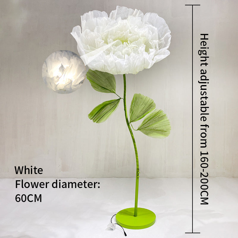 ALL Giant Electric Artificial Flower Opening and Closing Flowers for Wedding Party Window Display Decor - KetieStory