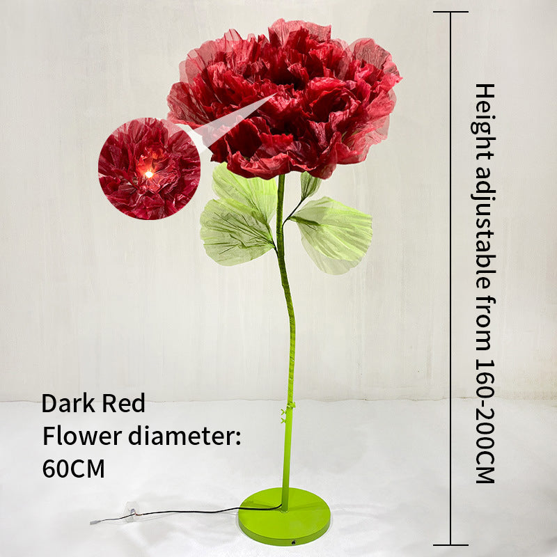 ALL Giant Electric Artificial Flower Opening and Closing Flowers for Wedding Party Window Display Decor - KetieStory