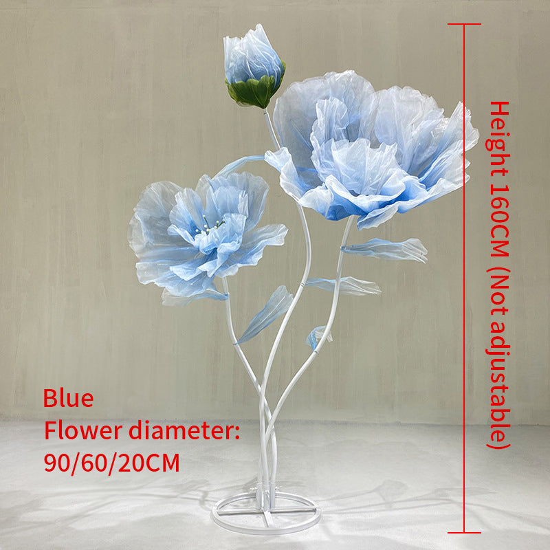 ALL Giant Electric Artificial Flower Opening and Closing Flowers for Wedding Party Window Display Decor - KetieStory