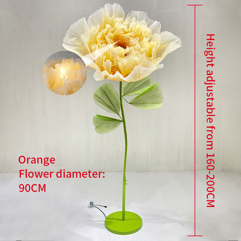 ALL Giant Electric Artificial Flower Opening and Closing Flowers for Wedding Party Window Display Decor - KetieStory