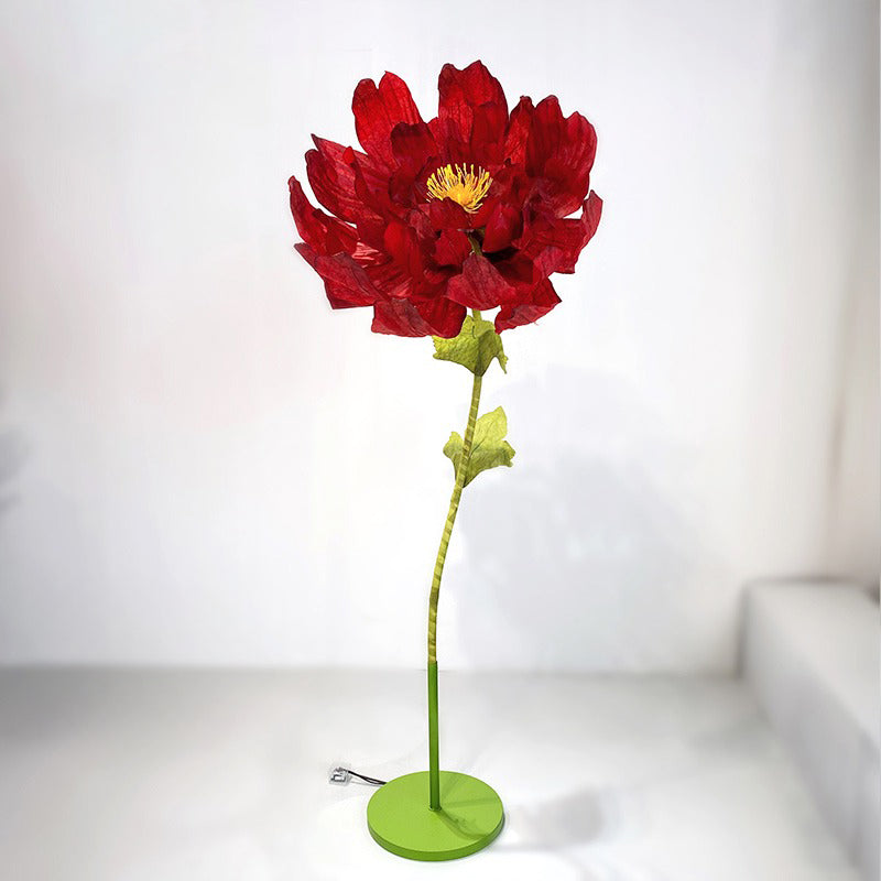 Giant Artificial Electric Opening and Closing Epiphyllum Flower for Event Wedding Party Decor