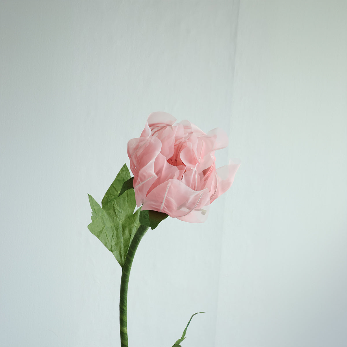 1.3 Ft Pink Huge Electric Flower for Backdrop with Standing Base And Light