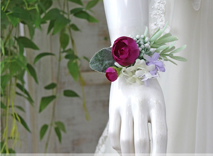 Wrist Flower Corsages Series for Wedding Party Proposal Decor - KetieStory