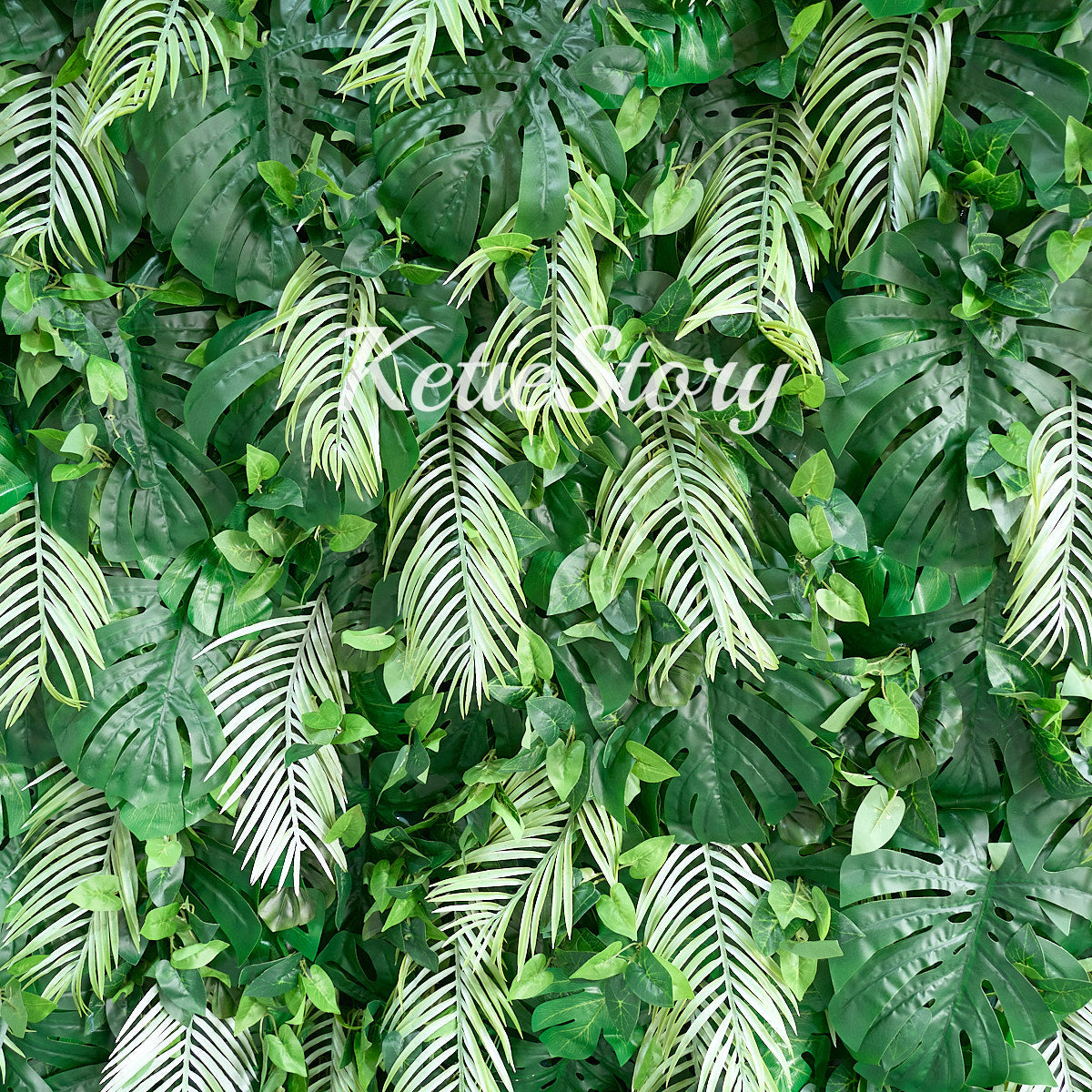 RTS Flower Wall 3D Rainforest Fabric Rolling Up Curtain Floral Backdrop Wedding Party Proposal Decor