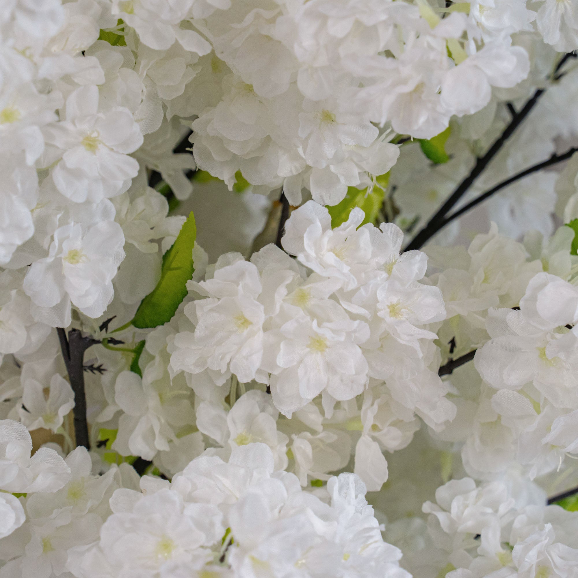 Set of 2 White Artificial 4ft Cherry Blossom Tree for Wedding Party Table Decor Event - KetieStory