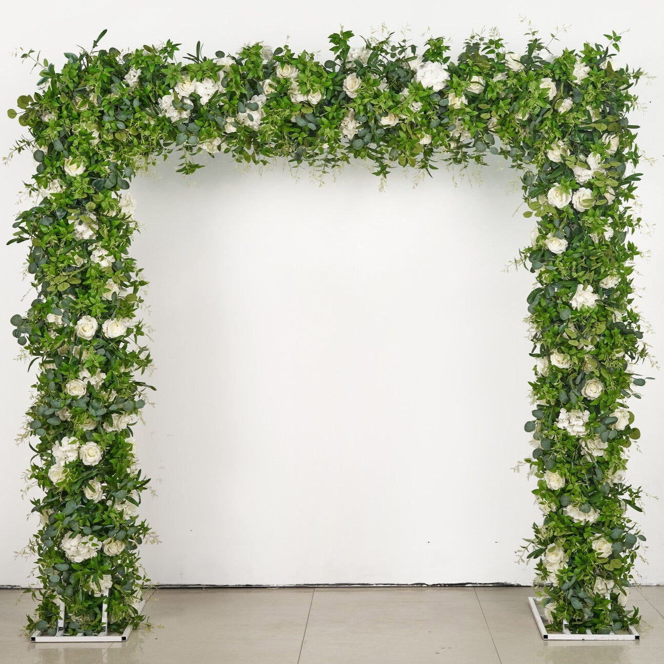 Green White Flower Arch for Wedding Party Decor Proposal - KetieStory