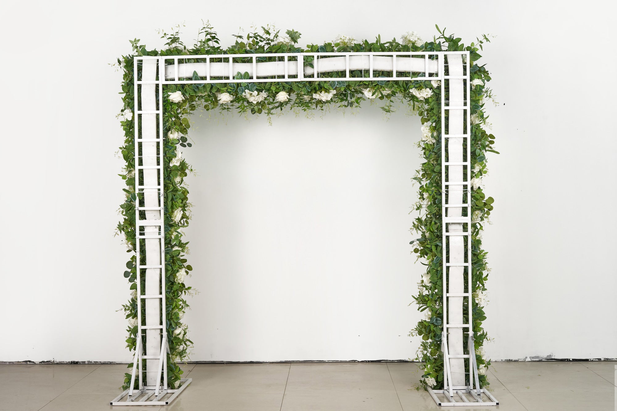 Green White Flower Arch for Wedding Party Decor Proposal - KetieStory