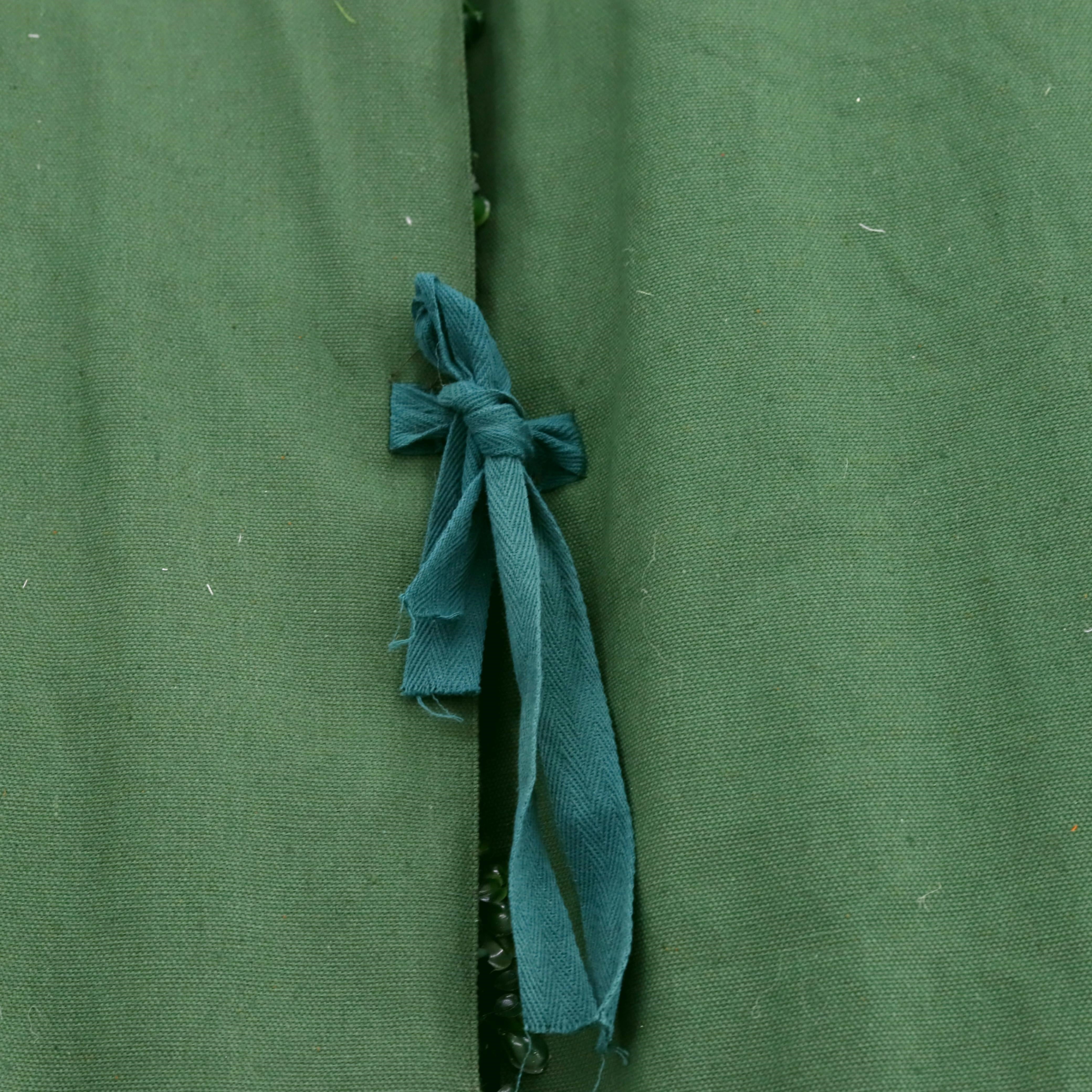 Green Fabric Backing