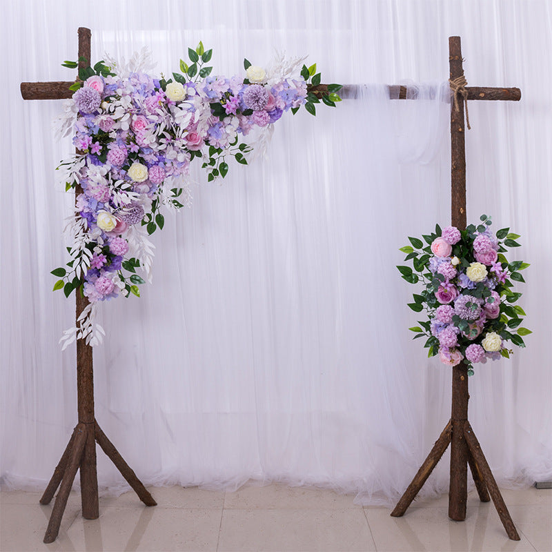 Mori Triangular Flower Row Arch  for Wedding Party Decor Proposal - KetieStory