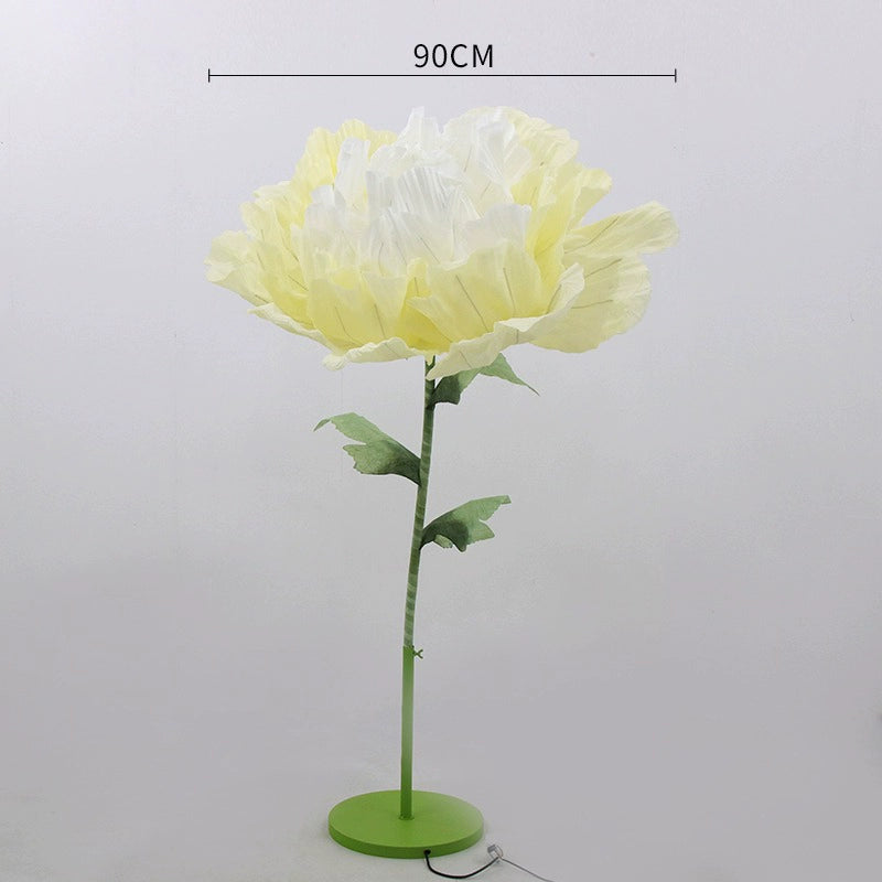 Giant Artificial Electric Opening and Closing Flowers for Event Party Decor