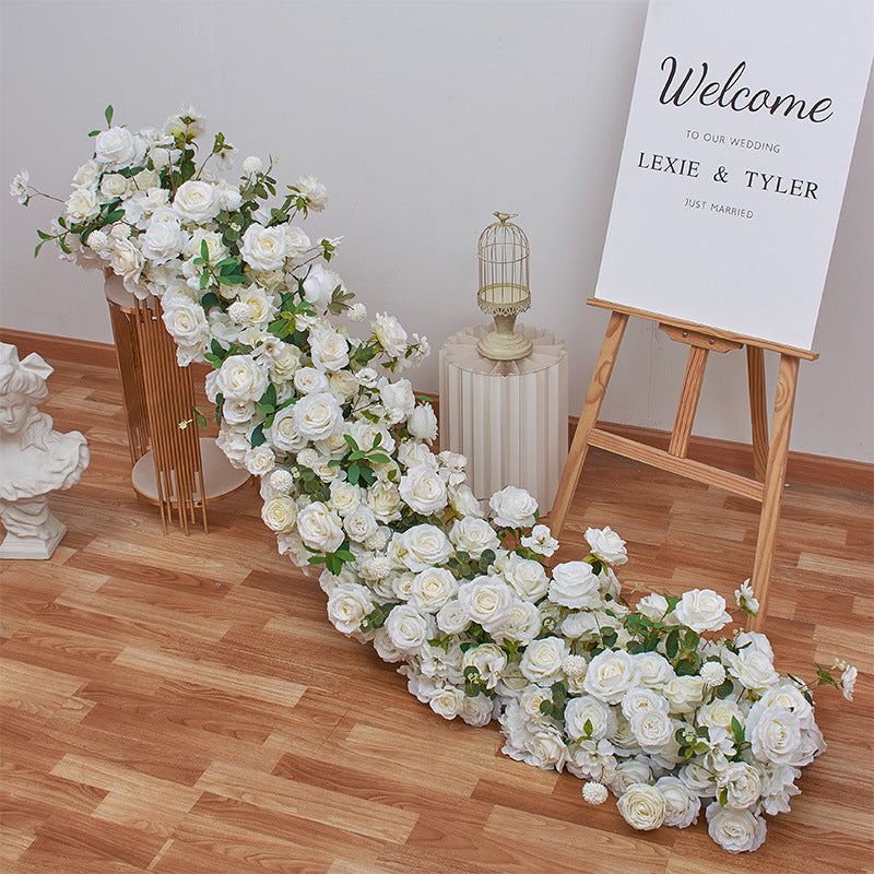 Row of Flowers for Proposal Decor Wedding Decoration - KetieStory