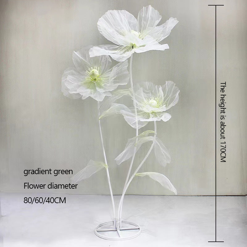 Giant Flowers Artificial Electric Opening and Closing Flowers for Wedd