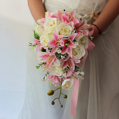 Bride Bouquet Lily for Wedding Party Proposal - KetieStory