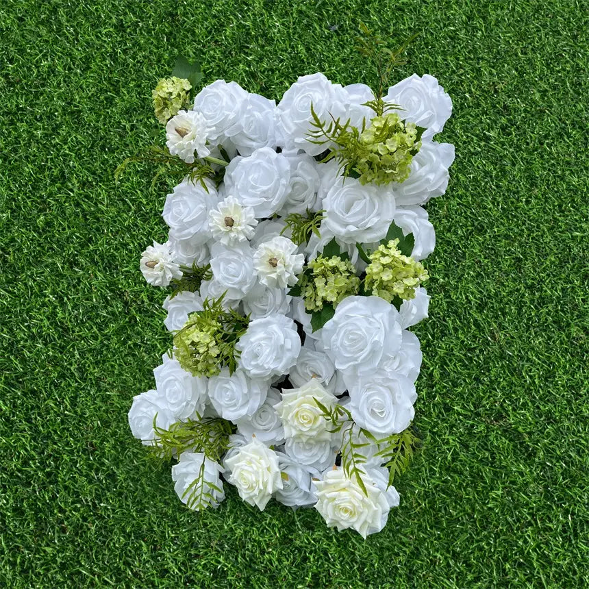 100% handmade, the 5D white flower wall provides a lifelike appearance and is easy to set up. 