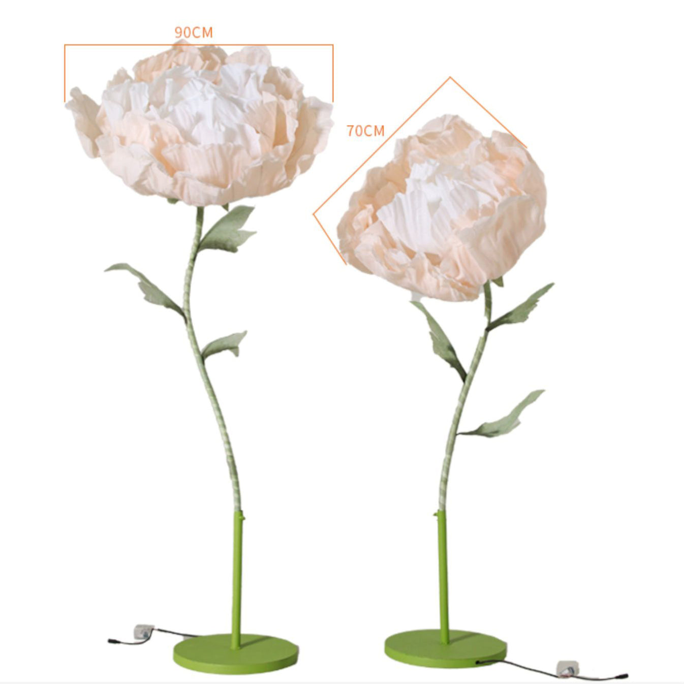 Giant Artificial Electric Opening and Closing Flowers for Event Party Decor