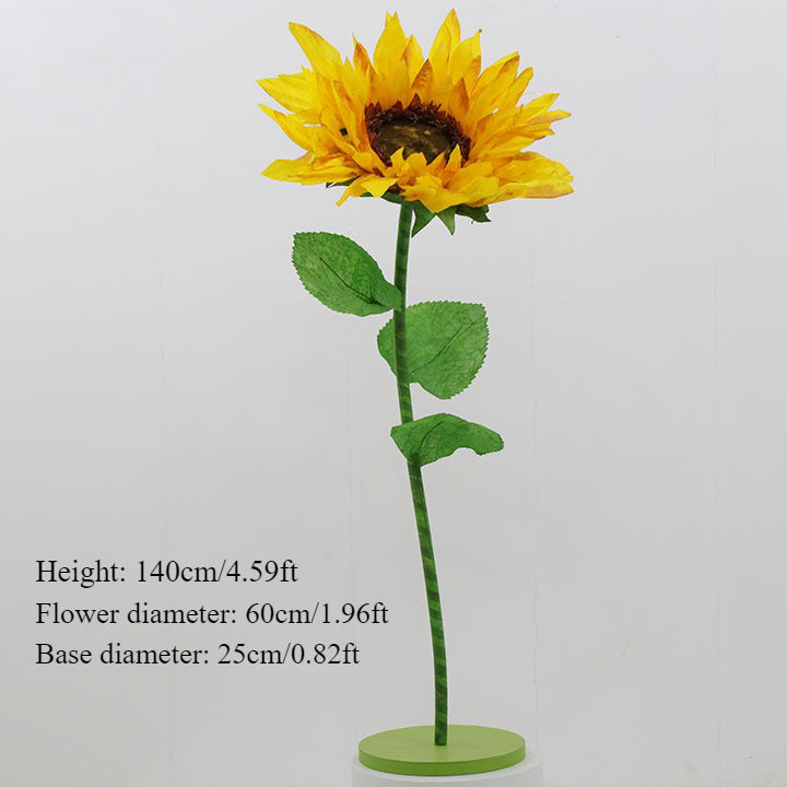 Giant Paper Sunflower Handmade Floral Set for Event Party Decor