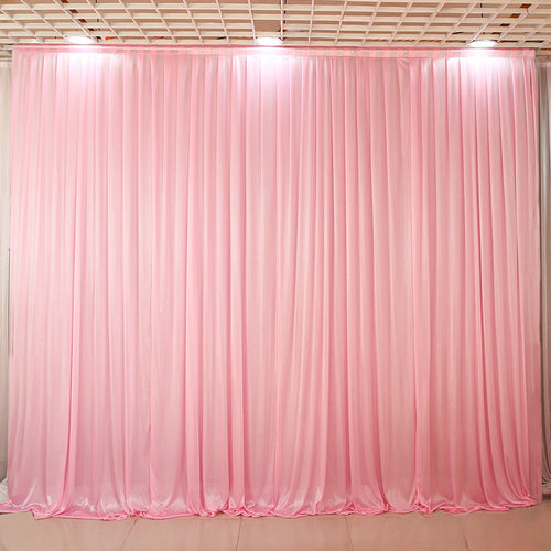 Ice Silk Draping Curtains Draps Backdrop for Wedding Party Event - KetieStory