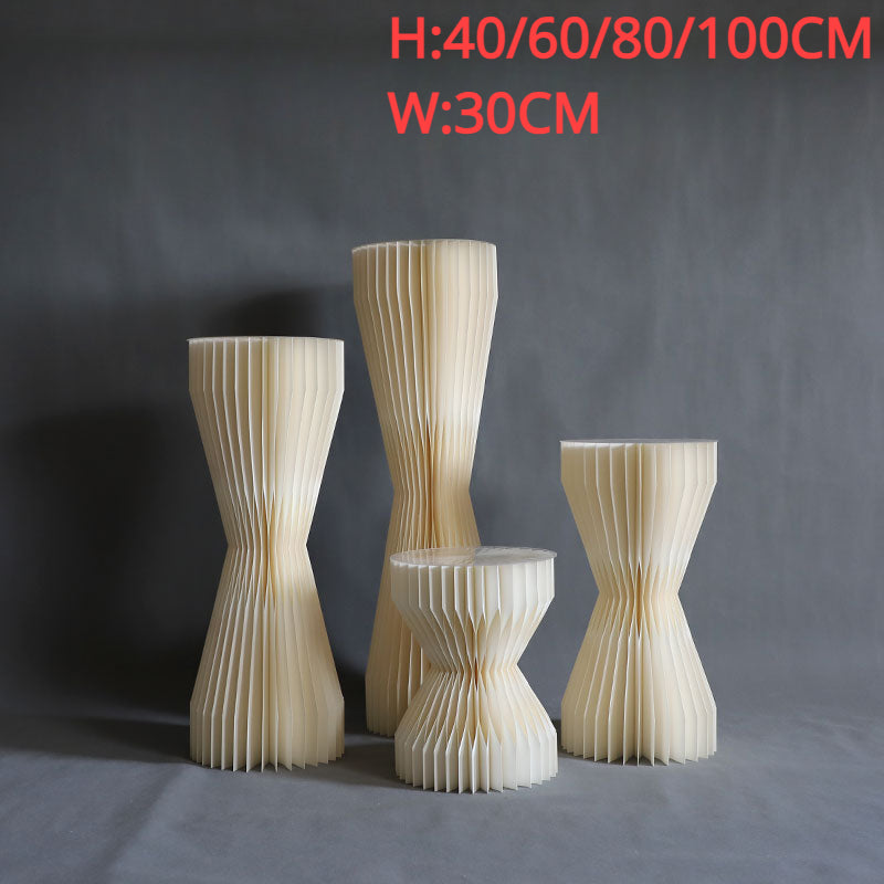 Round Stand Frames Table Folding Roman Column for Road Lead Party Sage Decoration - KetieStory