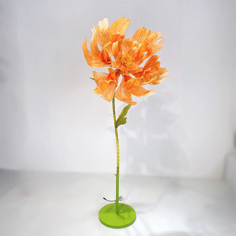 Giant Artificial Electric Opening and Closing Epiphyllum Flower for Event Wedding Party Decor