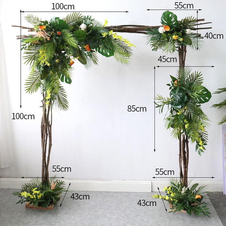 Green Plant Wedding Arch for Wedding Party Decor Proposal - KetieStory