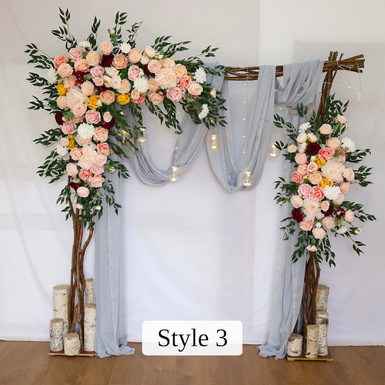 Wedding Arch Flowers for Wedding Party Decor Proposal - KetieStory