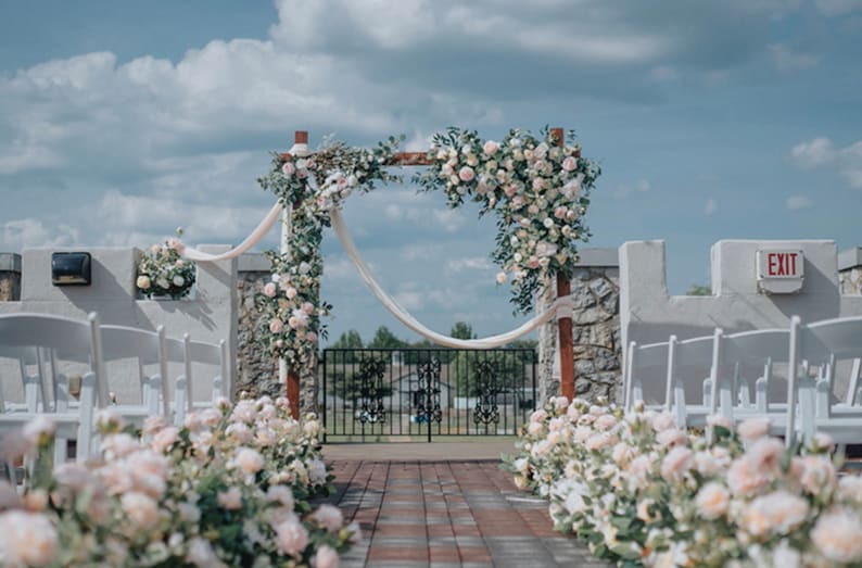 Wedding Arch Flowers for Wedding Party Decor Proposal - KetieStory