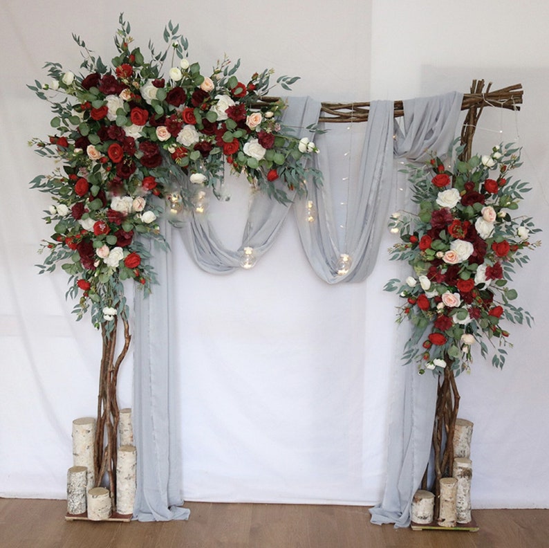 Wedding Arch Flowers for Wedding Party Decor Proposal - KetieStory