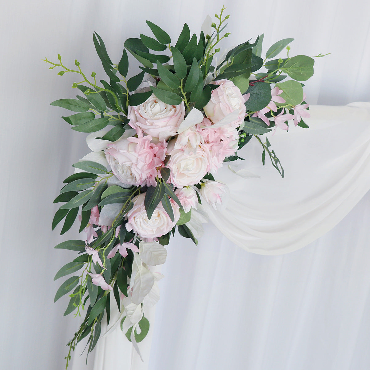 Pink Green Flower Set for Wedding Party Decor - KetieStory