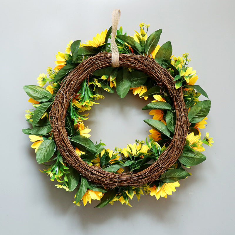 Wreath Sunflower for Party Decor - KetieStory