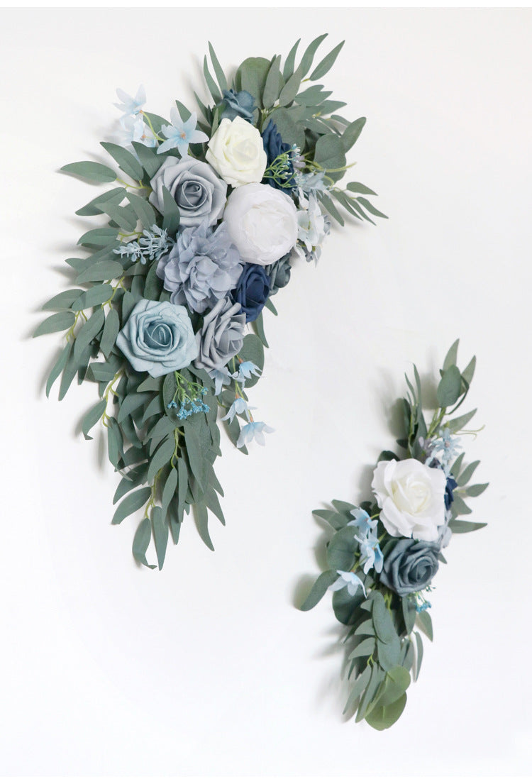 Haze Blue Rose Sign Flowers for Wedding Party Decor Proposal - KetieStory