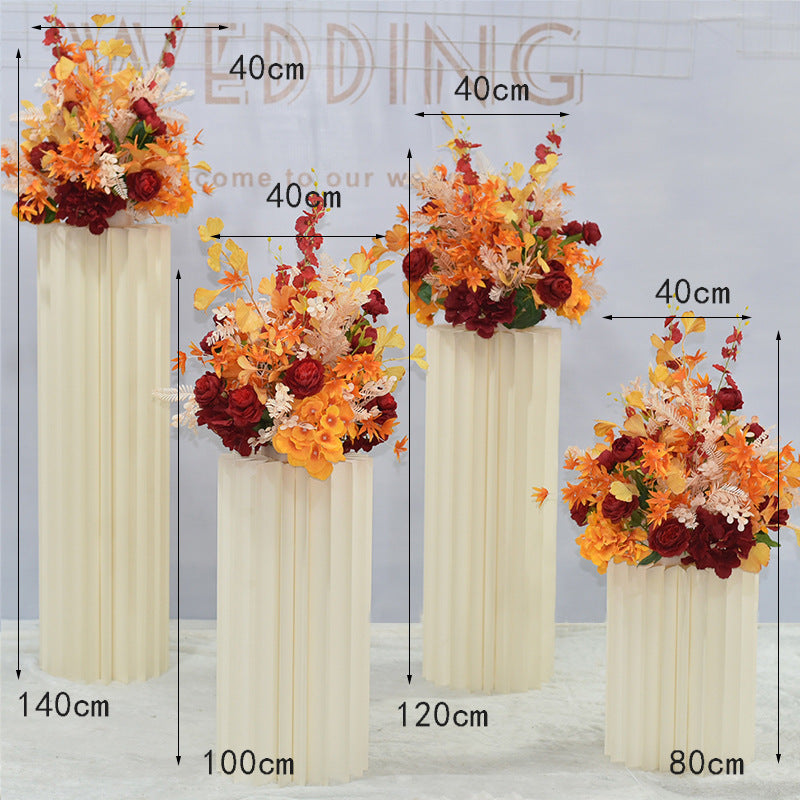 Orange Flower Sets for Wedding Party Decor Proposal - KetieStory