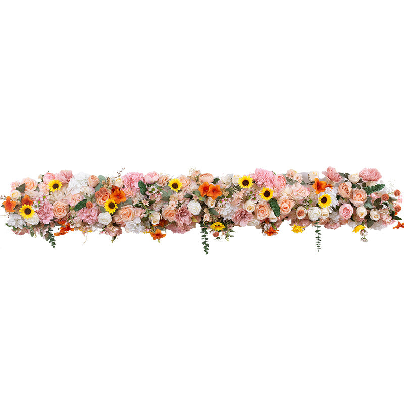 Flower Runner Proposal Decor Wedding Background Wall Arch Decoration Flower Row - 5 Styles - KetieStory