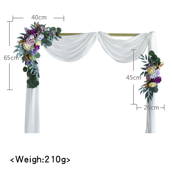 Purple Flower Set for Wedding Party Decor - KetieStory